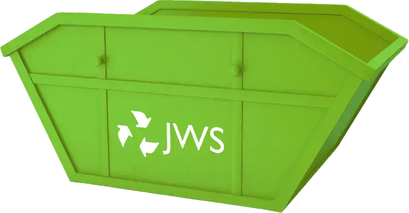 JWS green skip for hire – suitable for household or construction waste